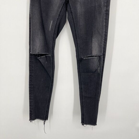 One X One Teaspoon High Waist Freebird II Black Skinny Jeans Women’s Sz. 22 XXS - Picture 3 of 11